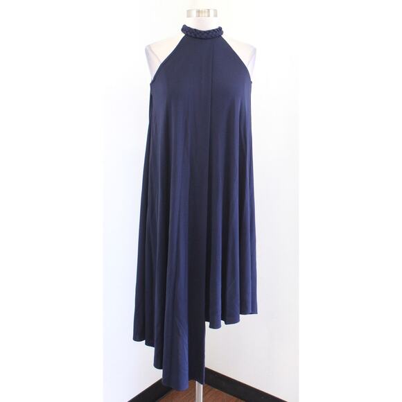 Dress Designer By Halston In Navy, Size: M